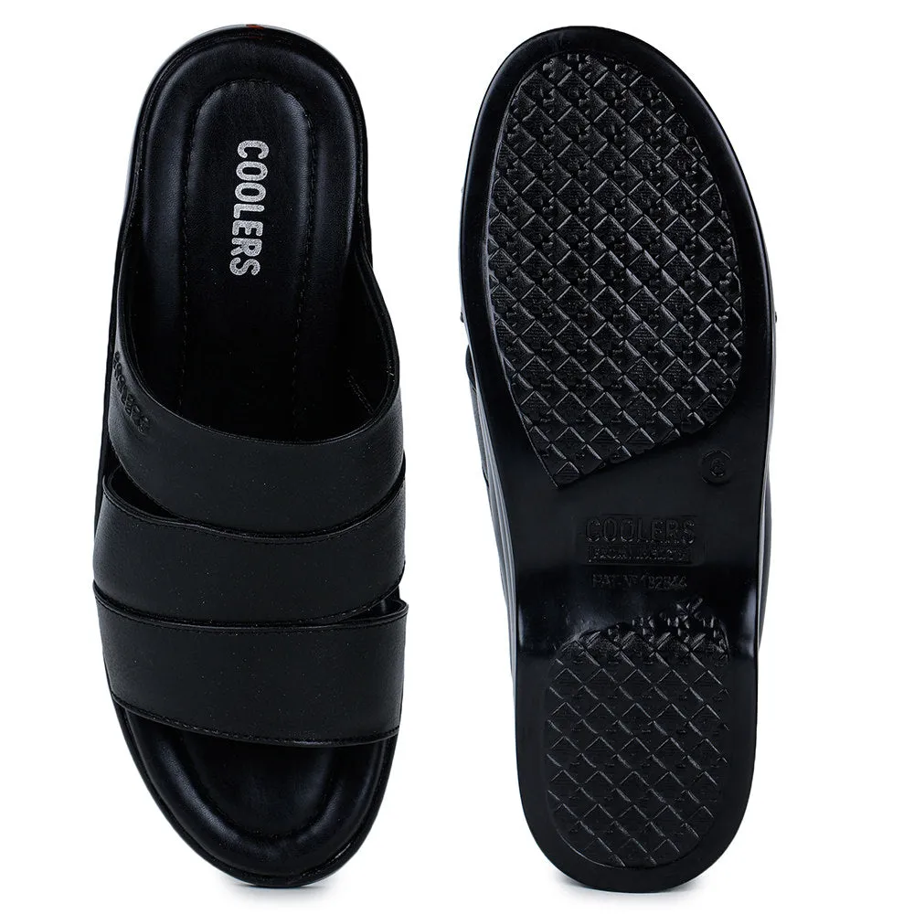 Coolers Casual (Black) Slippers For Men 7123-310 By Liberty Gemma Mule Slippers