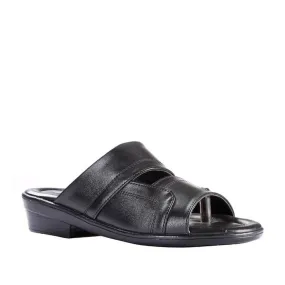 Coolers Casual (Black) Slippers For Men 7153-44 By Liberty Alpine Slippers