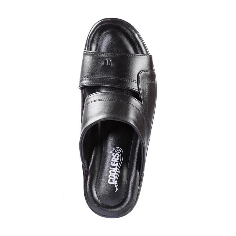 Coolers Casual (Black) Slippers For Men 7153-44 By Liberty Uggs Fluffy Slippers