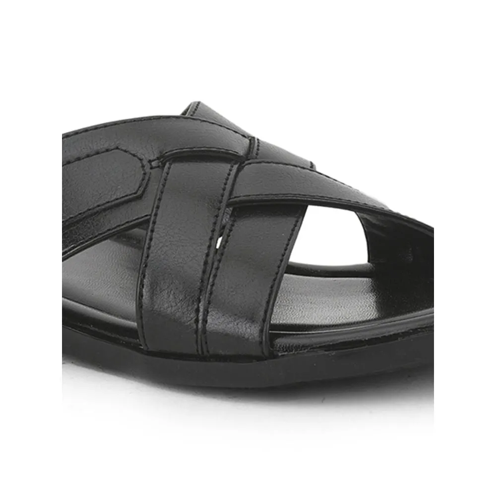 Coquette Slippers Coolers Casual Slippers For Men (Black) SUBWAY-1E By Liberty