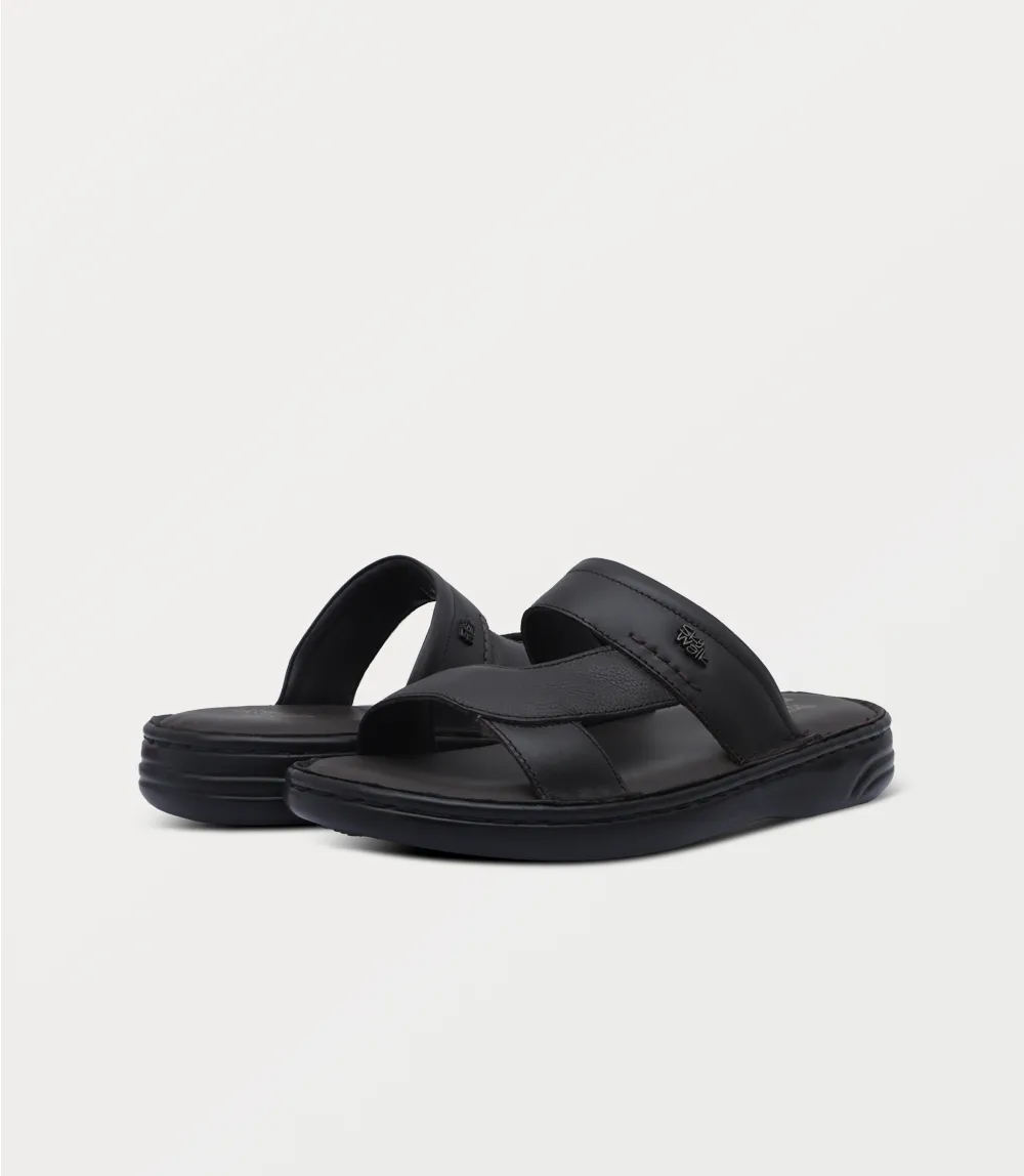 BM6868-ESPRESSO-Men Comfort Slipper Slippers Mannen