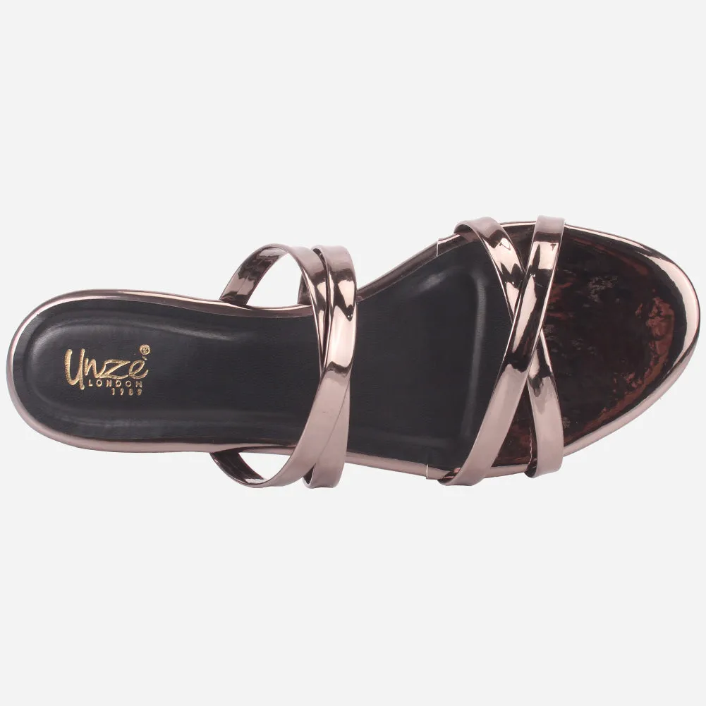 Suede Shearling Slippers Women "HILLY" Comfort Slippers