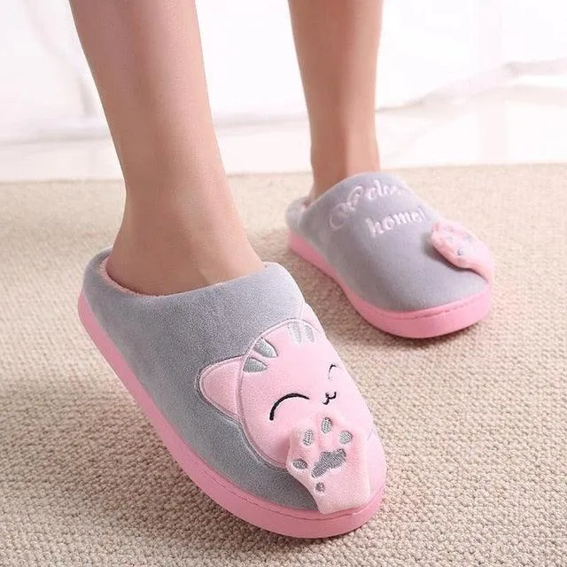 Cozy Kids' Non-Slip Winter Cotton Slippers - Ultimate Comfort Edition Ladies Slippers Sale