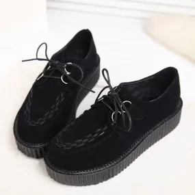 Creepers Shoes Woman plus size 35-41 platform Women Flats Shoes Vans Shoes Flats