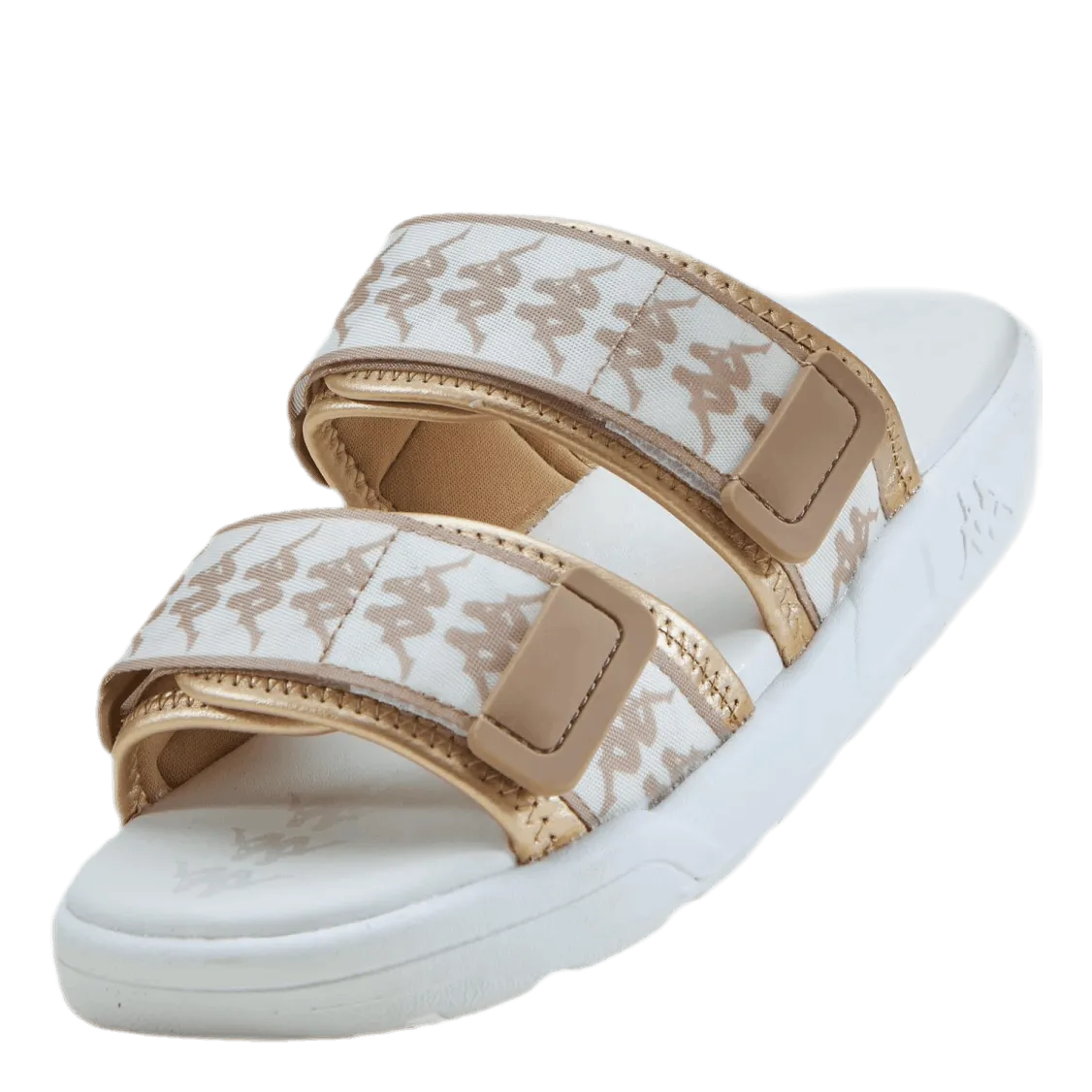 Slipper, Authentic Banda Aster White/Beige Oh Them Golden Slippers