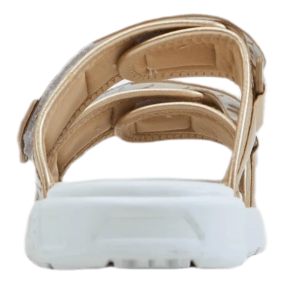 Leopard Slides Slipper, Authentic Banda Aster White/Beige