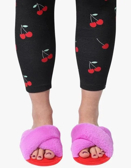 Hard Soled Slippers Kip & Co Bubble Raspberry Bubble Kids Slippers