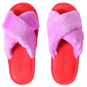 Campfire Slippers Kip & Co Bubble Raspberry Bubble Kids Slippers