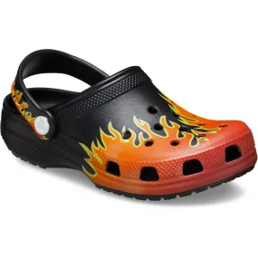 Hotel Jamaica Montego Bay Crocs Black/Multi Classic Flames Clog