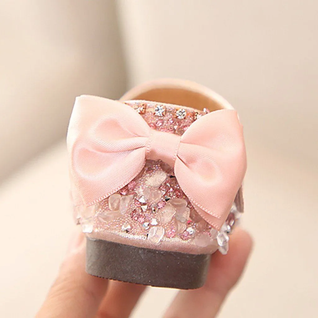 Crystal Bowknot Princess Sandal Foot Drop Brace For Sandals