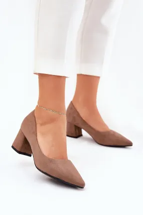 Block heel pumps Masturbating In High Heels