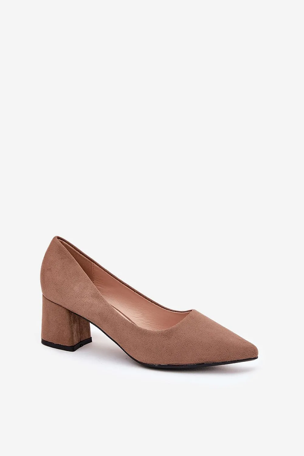 Block heel pumps High Heels With Fur On Them