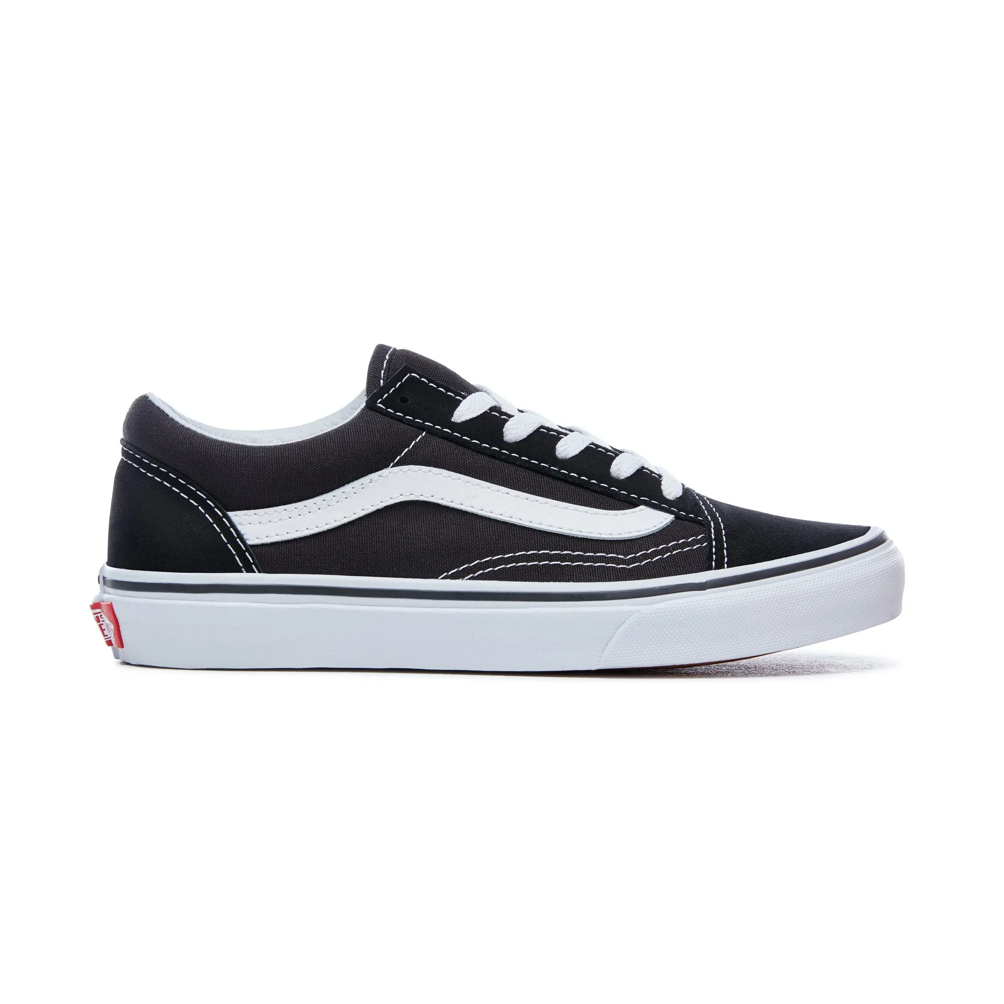 Vans UY Old Skool Black/True White - Kids Most Comfortable Tennis Shoes