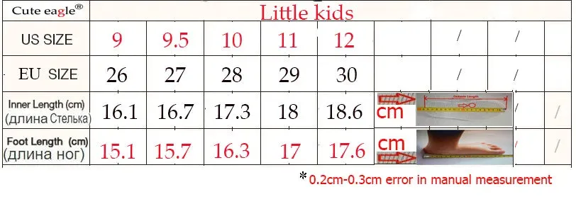 Cute eagle Summer Boys Orthopedic Sandals Pu Leather Toddler Kids Shoes for Boys Closed Toe Baby Flat  Shoes  Size 20-30 New Sandals For Support