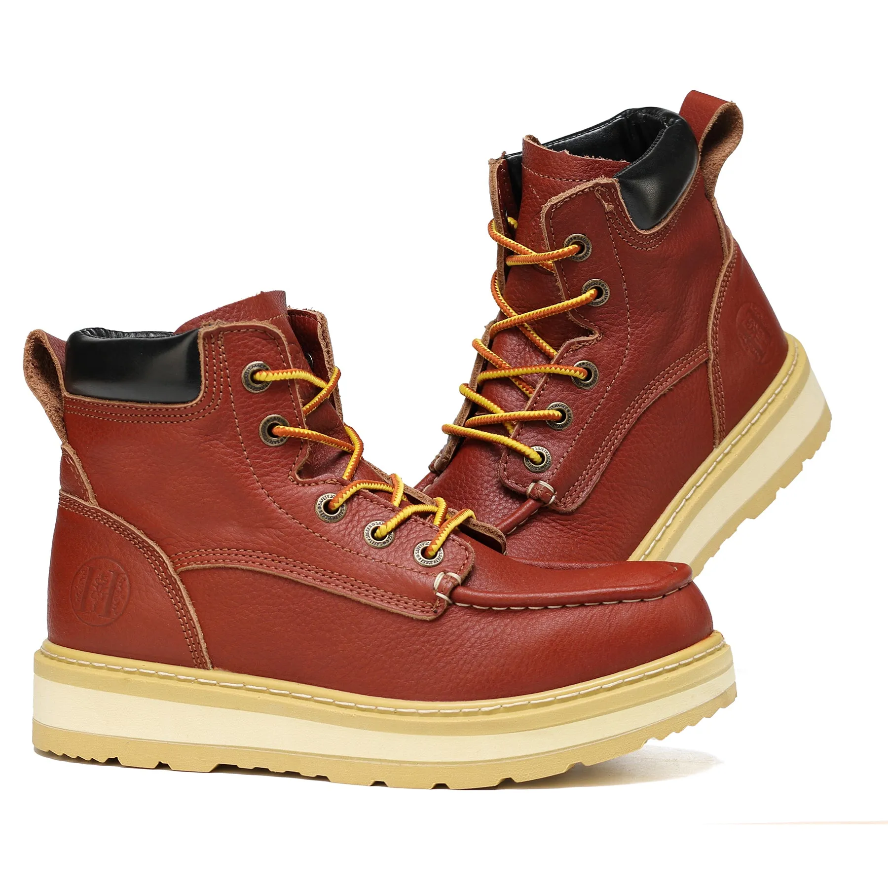 CW 303 Work Boots 6 inch for Men Water Resistant Moc Toe Best Work Boots For Under 100 Dollars