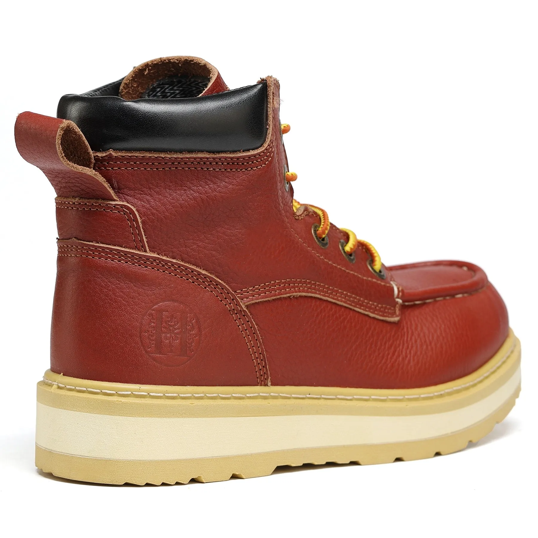 CW 303 Work Boots 6 inch for Men Water Resistant Moc Toe Most Comfortable Construction Work Boots