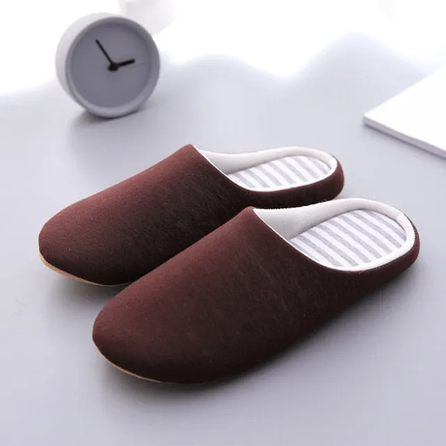 Japanese Slippers Women Indoor House Soft Cute Cotton Flip Flop Classic All-match Women Wedding Shoes Winter Warm Guest Slippers Bombus Slippers