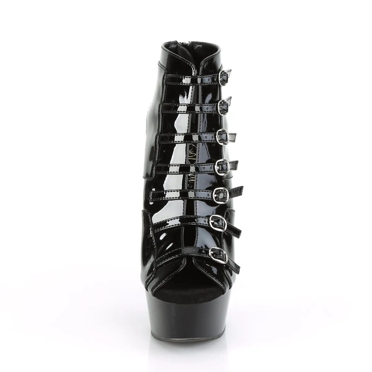 DELIGHT-600-11 Pleaser Black Patent Sexy Platform Shoes (Pole Dancing Heels) Asics Shoe Comparison
