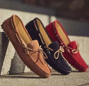 Chatham Aria Driving Moccasin Adidas Logo On Shoes