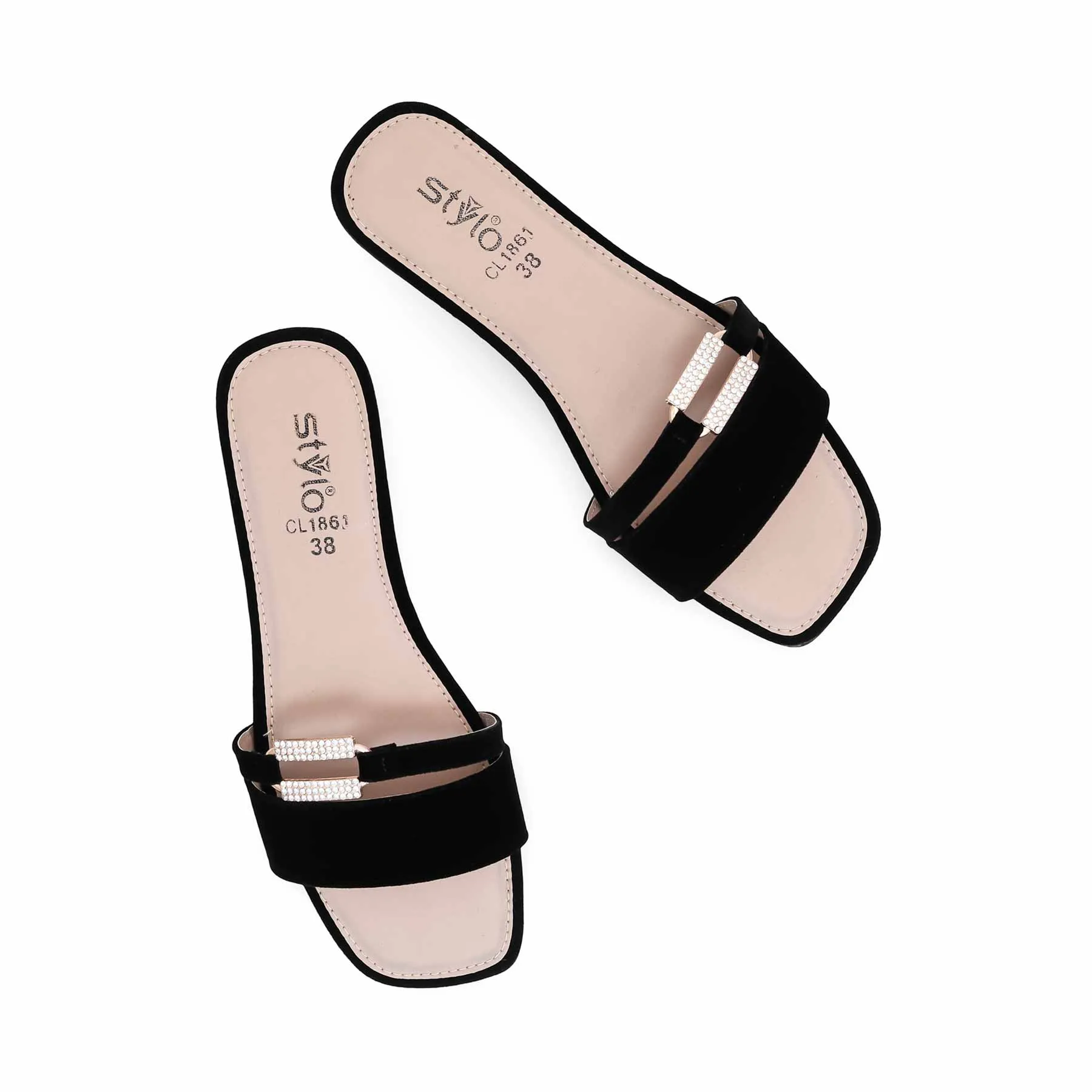 Black Casual Slipper CL1861 Costco Slippers