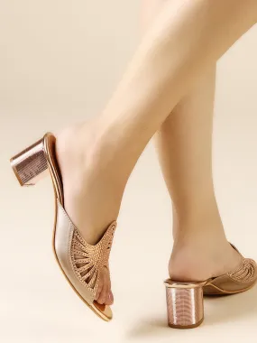 Foot Pain From Flat Shoes Delco Party wear Blcok heel Slip On