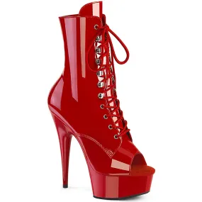 DELIGHT-1021 Pleaser Red Patent Sexy Platform Shoes (Pole Dancing Heels) Weight Of Asics Shoes