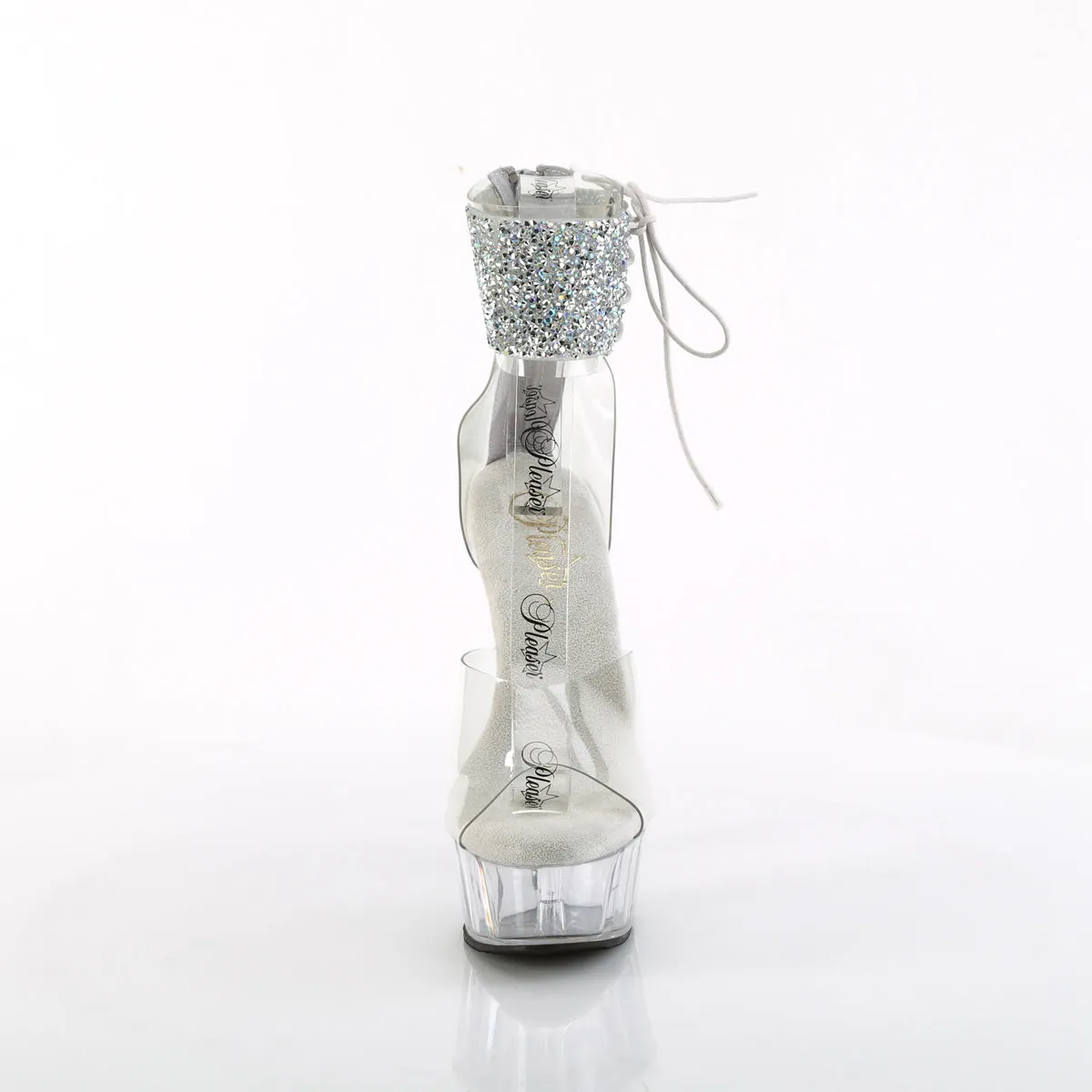 DELIGHT-624RS-02 Pleaser Clear/Silver Sexy Platform Shoes (Pole Dancing Heels) Asics Gel-kayano 23 Lite-show Running Shoe