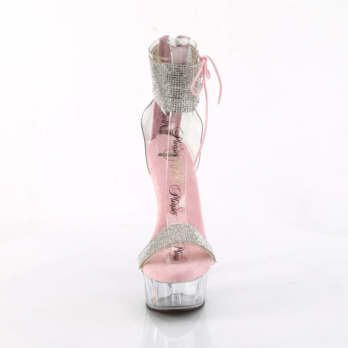 DELIGHT-627RS Pleaser Clear/Baby Pink Sexy Platform Shoes (Pole Dancing Heels) Asics Tennis Shoes Explained