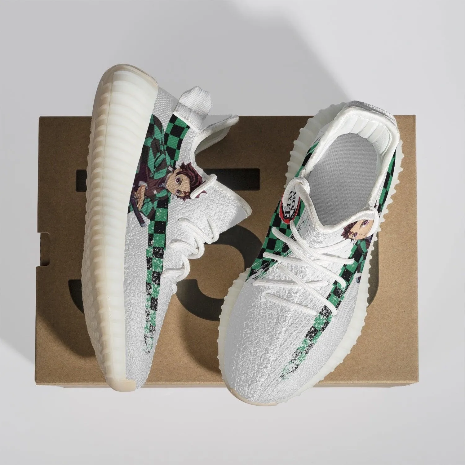 Demon Slayer Tanjiro Kamado YZ Anime Shoes Asics Shoe Size Compared To Adidas