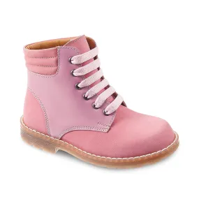 DG-1403 - Lilac Nubuck Leather - Dogi Kids Winter Boots Ankle Western Boots