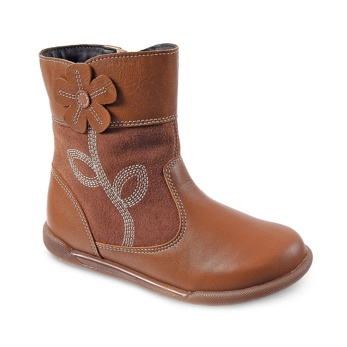 DG-1601 - Camel Leather - Dogi Kids Winter Boots Im Head Over Boots For You