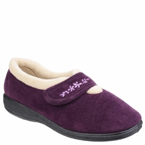 Fleet & Foster Capa Touch Fastening Memory Foam Slipper Ventilated Upper Breathability Feature