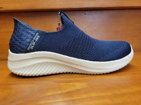 Skechers Slip-ins: Ultra Flex 3.0 - Smooth Step  Navy/White 149709 NVY anti - fatigue technology