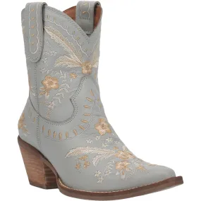 Dingo Womens Primrose Cowboy Boots Leather Blue Boots And High Heels