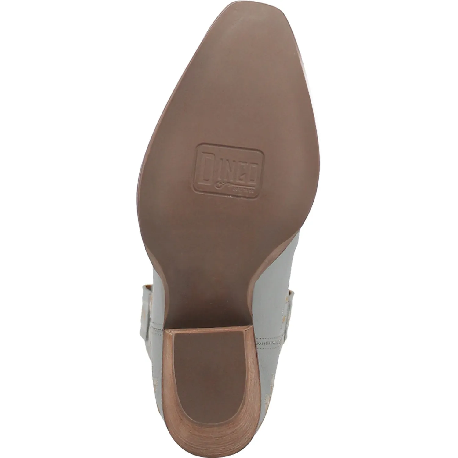 Dingo Womens Primrose Cowboy Boots Leather Blue Boots Discount Code