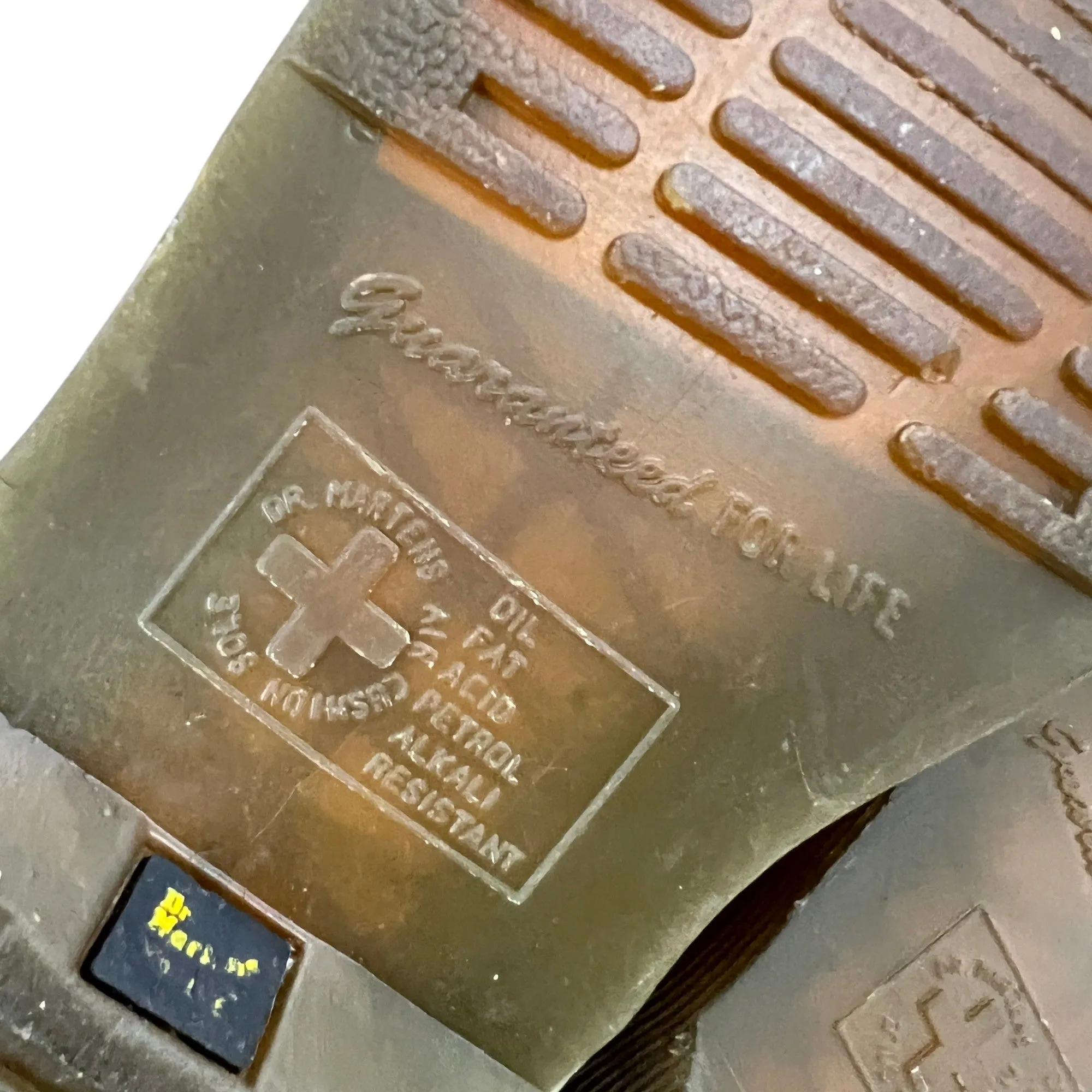 Doc Marten 1460 Leather lace-up Ankle Boots Size 7 Steel Toe Welding Boots