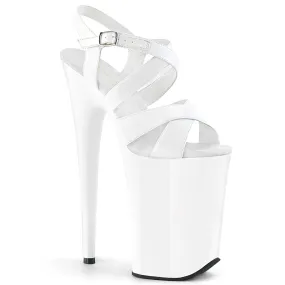 INFINITY-997 Pleaser White Patent Sexy Platform Shoes (Pole Dancing Heels) Asics Shoes Comfortable