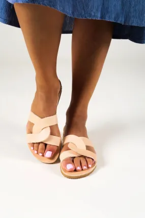 Flat Shoes With No Back MYRINA Handmade Greek Sandals