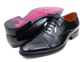 Safety Shoes Dress Paul Parkman Men's Captoe Oxfords Black Dress Shoes (ID#78RG61)