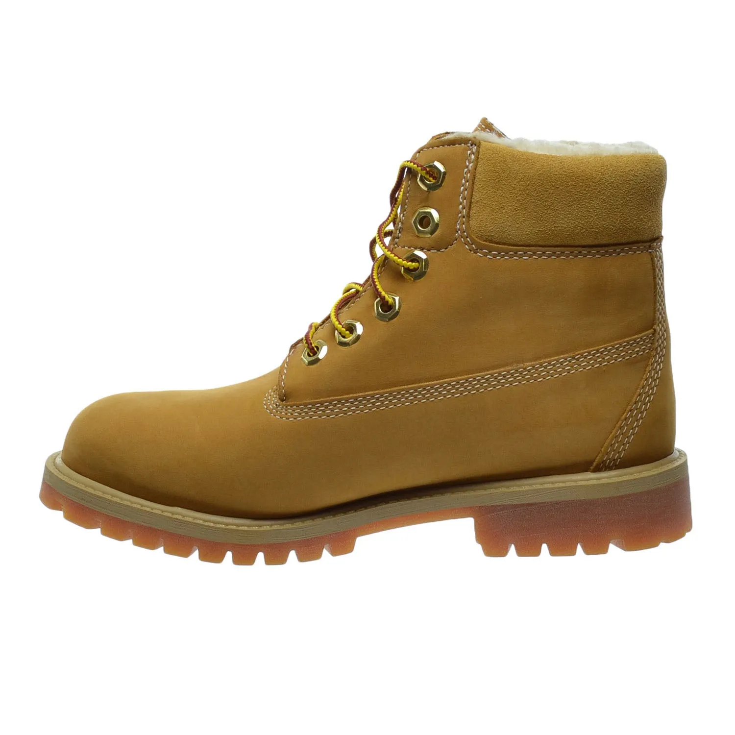 Timberland Big Kids 6 Inch Classic Waterproof Shearling Boots Wheat Best Hiking Boots Bad Feet
