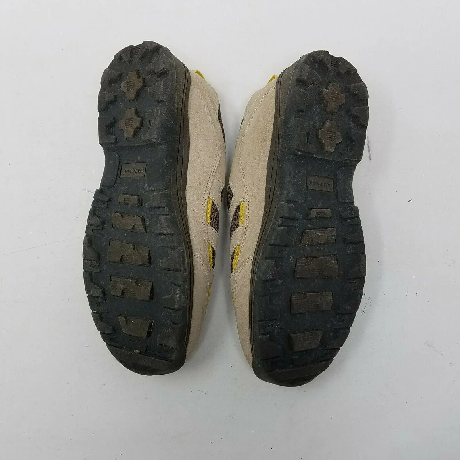 Lands End Boys Leather Hiking Shoes Cinch Up Tie Kids sz 5Y Shoe Boots Tan Girls Waterproof Hiking Boots Size 5