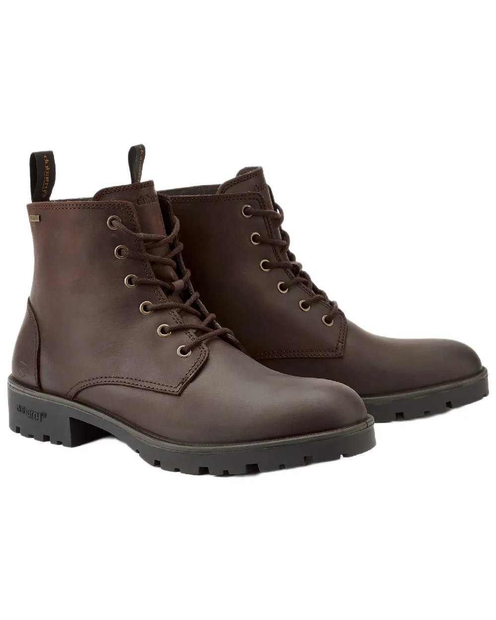 Dubarry Mens Ballywater Lace Up Country Boots Groundbreaker Wide Square Toe Steel Toe Work Boot