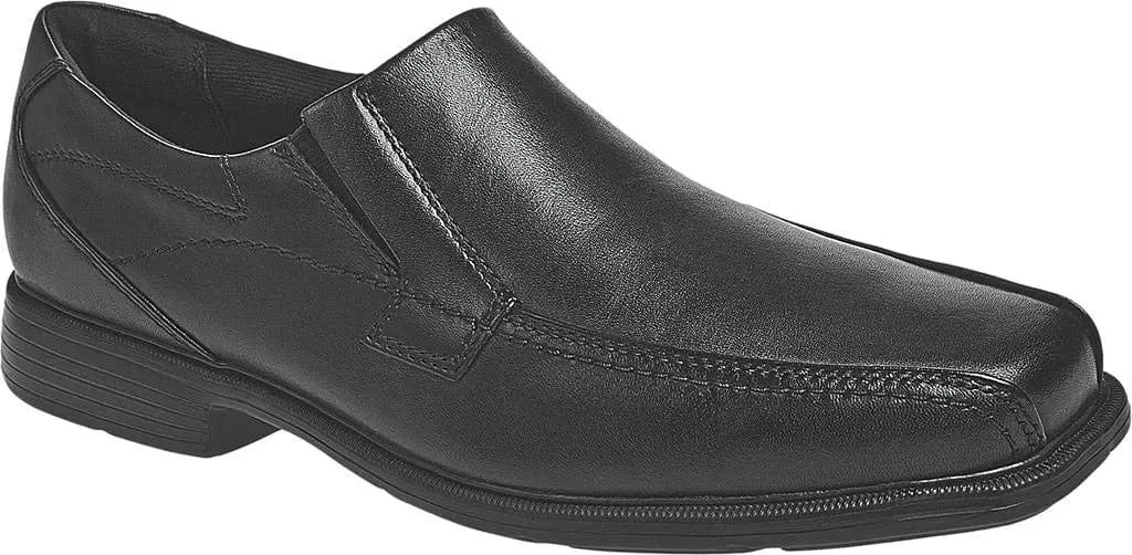 Vivo Barefoot Dress Shoes Dunham Men's Dillon Slip On Dress Shoes- Black