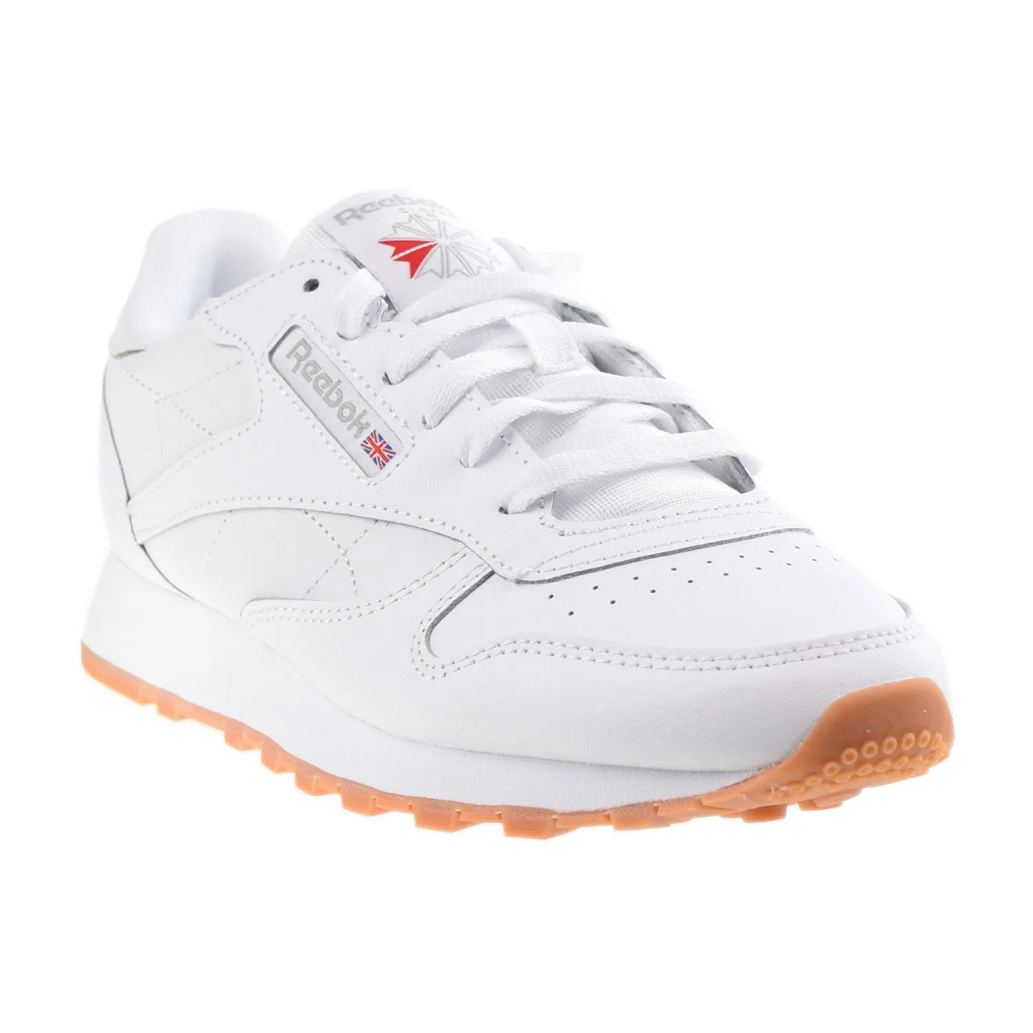 Different Styles Of Asics Shoes Reebok Classic Leather Big Kids' Shoes Footwear White-Rubber Gum