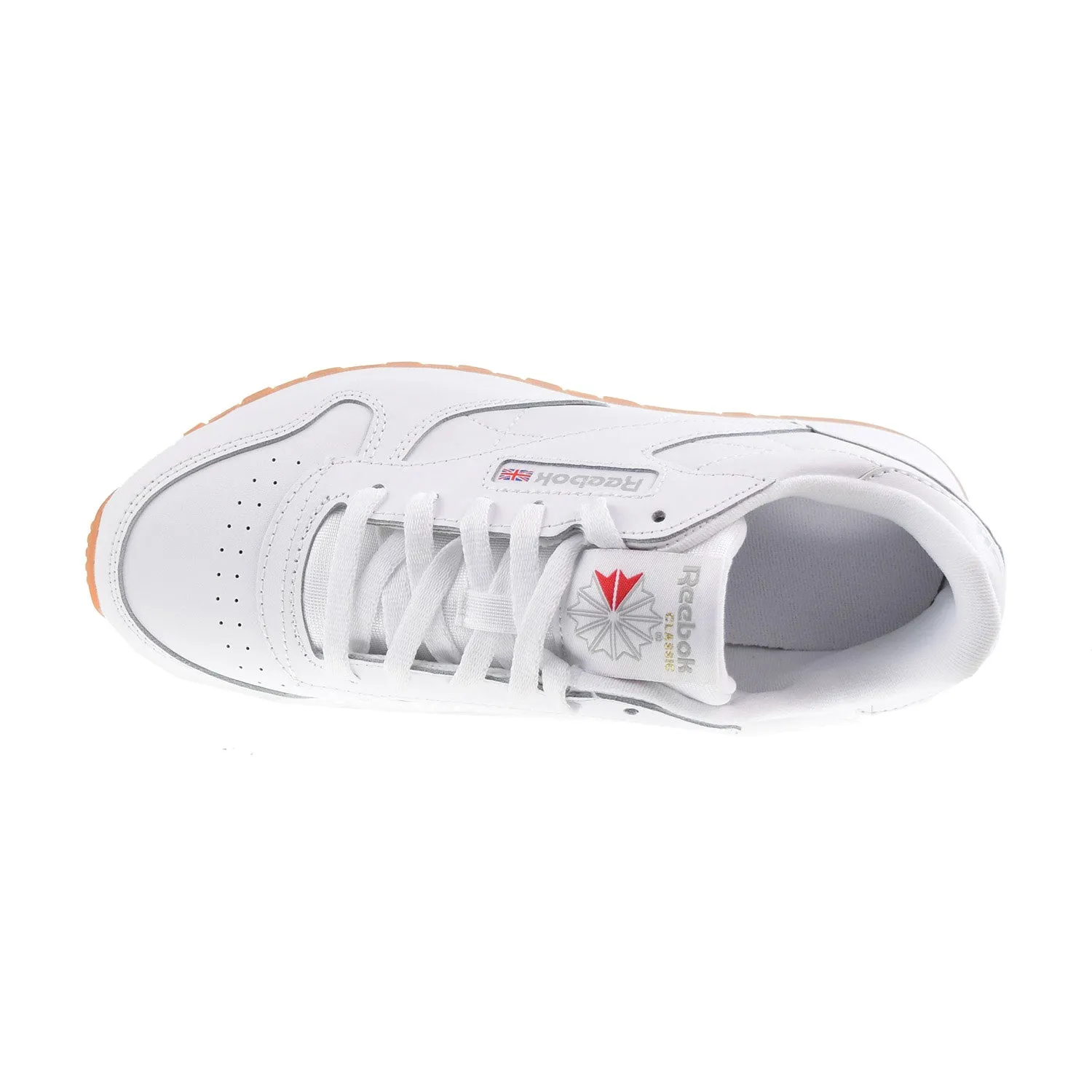 Reebok Classic Leather Big Kids' Shoes Footwear White-Rubber Gum Ebay Asics Volleyball Shoes