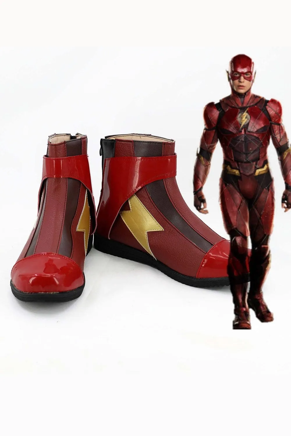 Adidas Wide Fit Shoes Justice League 2017 Barry Allen Flash Boots Cosplay Shoes