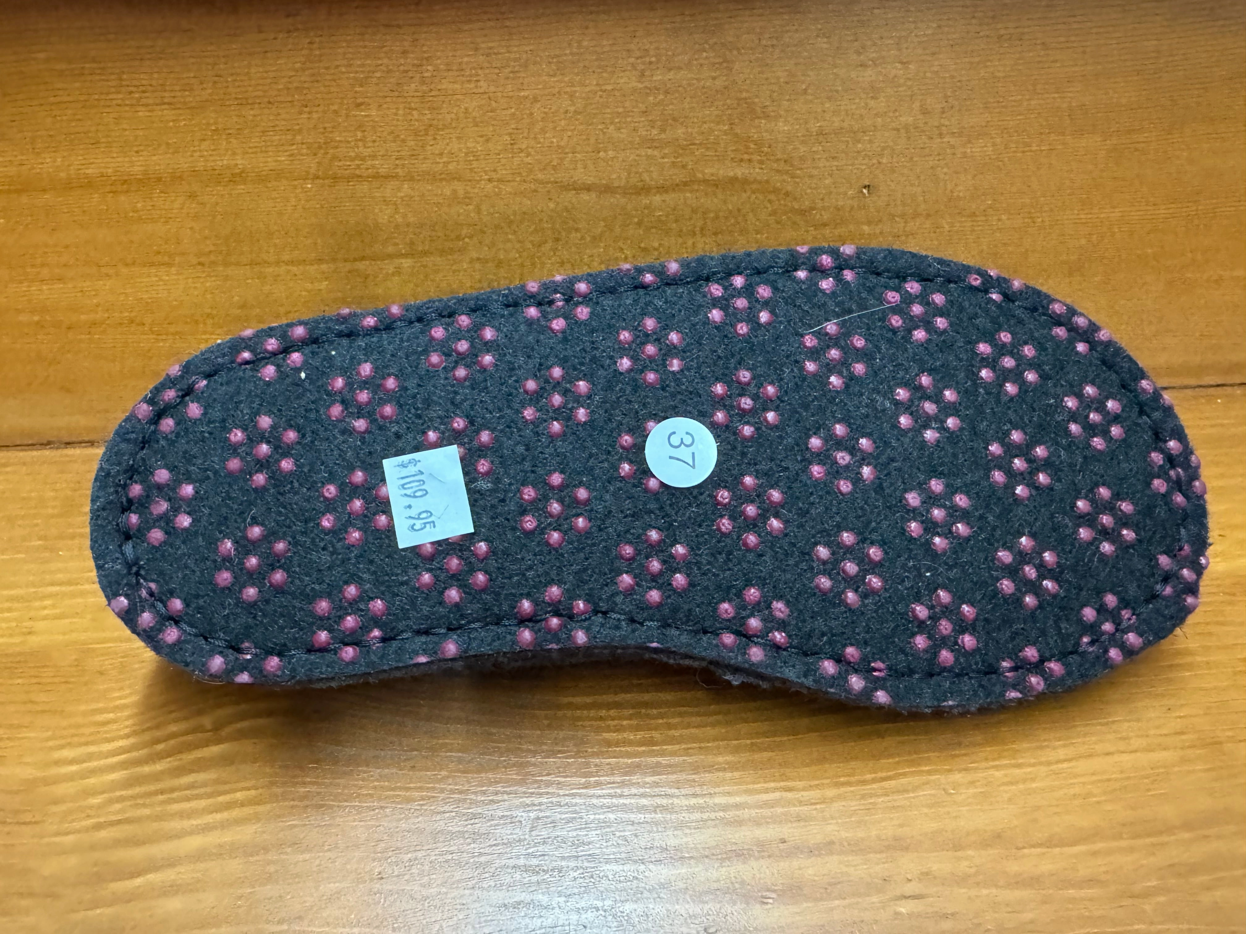 Haflinger Viola Grey 313102-4 Mesh Non   Skid