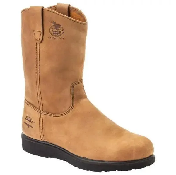 Waterproof Safety Toe Work Boots Georgia Farm & Ranch Wellington Comfort Core Work Boots G4432