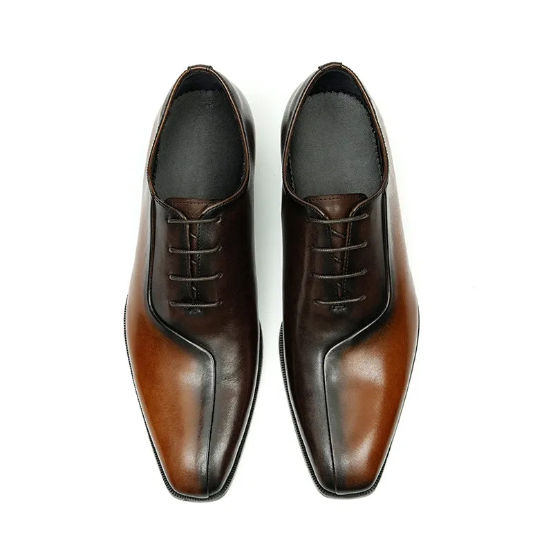 Woven Leather Dress Shoes Goldara Event Derbys
