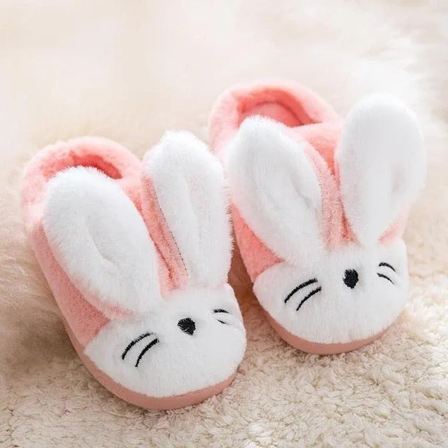 Macy's Uggs Slippers Adorable Rabbit-Themed Winter Slippers for Kids - Warm and Comfy Design